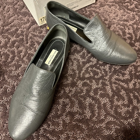 Balenciaga Leather Studded Loafers with new soles! - Picture 2 of 4